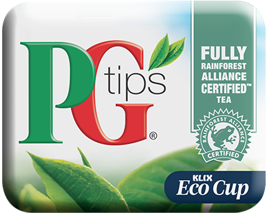 Klix PG Tips Tea Eco Cups For Klix Office Coffee Machines